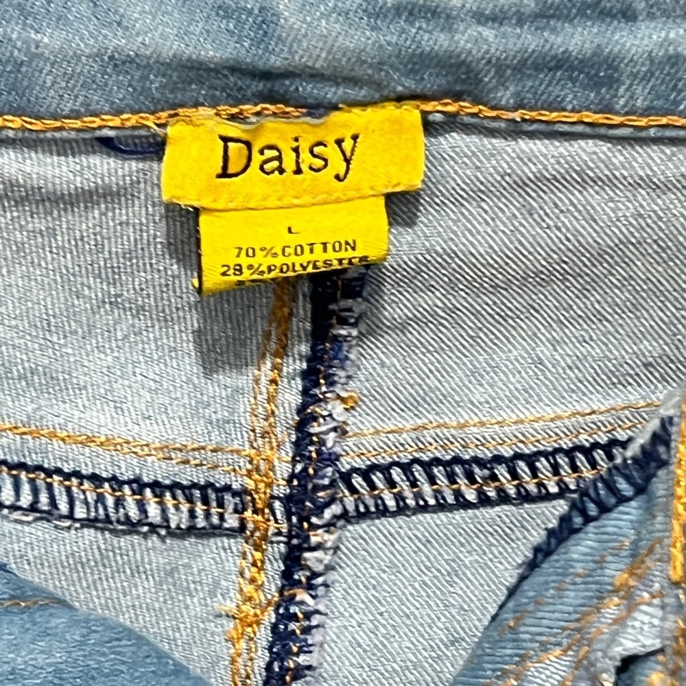 Daisy Blue Flare Wide Leg Jeans - Picture 7 of 9